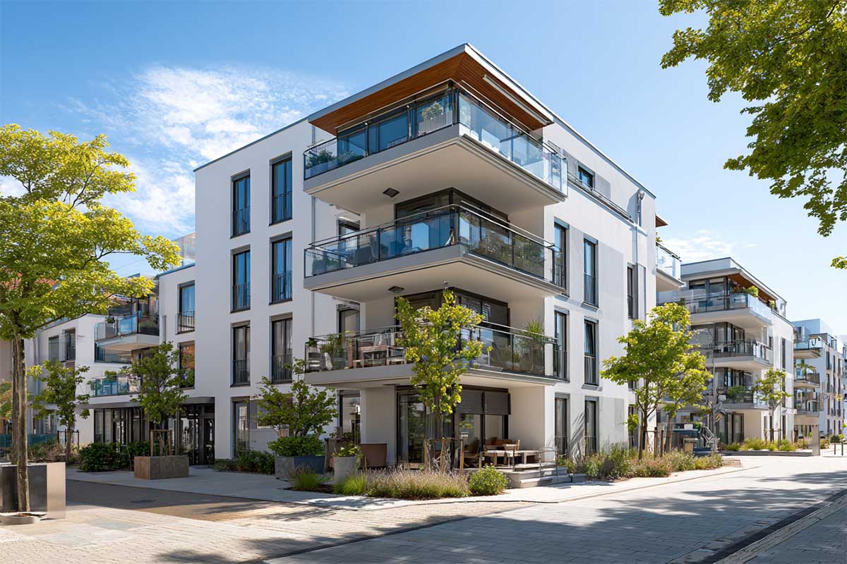 Wohnung kaufen in Erfurt – heller Wohnbereich einer Eigentumswohnung